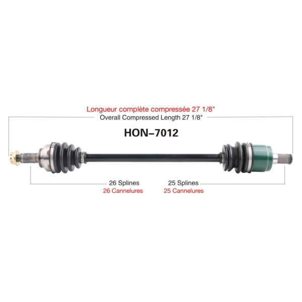 TrakMotive Complete Axle Fits Honda-TrakMotive-Elevate