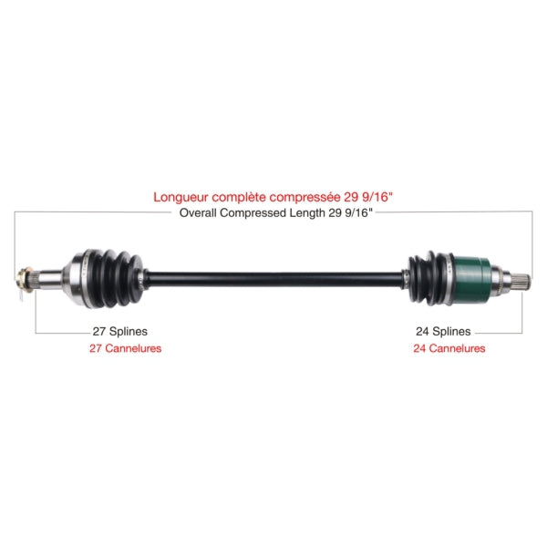 TrakMotive Complete Axle Fits Arctic cat-TrakMotive-Elevate