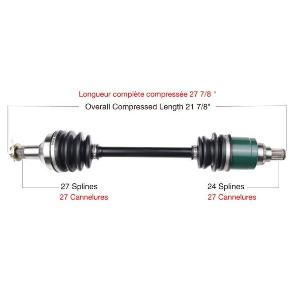 TrakMotive Complete Axle Fits Arctic cat-216284-TrakMotive-Elevate