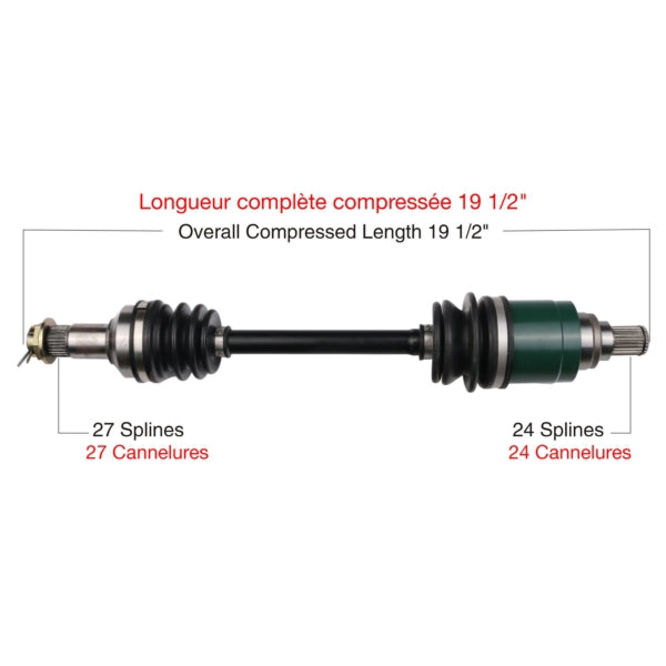 TrakMotive Complete Axle Fits Arctic cat-TrakMotive-Elevate