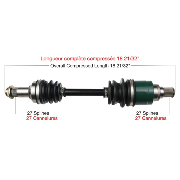 TrakMotive Complete Axle Fits Arctic cat-TrakMotive-Elevate