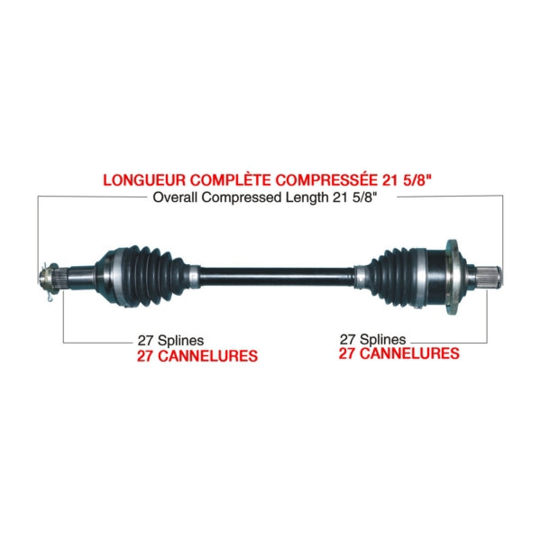 TrakMotiveHD Complete HD Axle Fits Arctic cat-TrakMotiveHD-Elevate