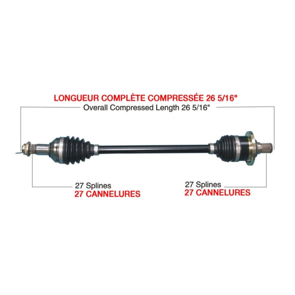 TrakMotiveHD Complete HD Axle Fits Arctic cat-TrakMotiveHD-Elevate