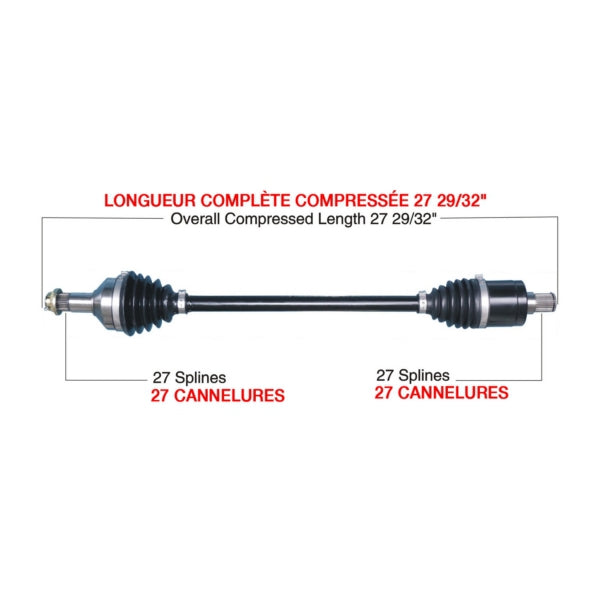 TrakMotiveHD Complete HD Axle Fits Arctic cat-TrakMotiveHD-Elevate
