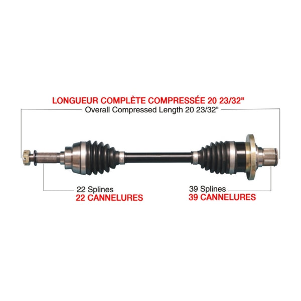 TrakMotiveHD Complete HD Axle Fits Suzuki-TrakMotiveHD-Elevate