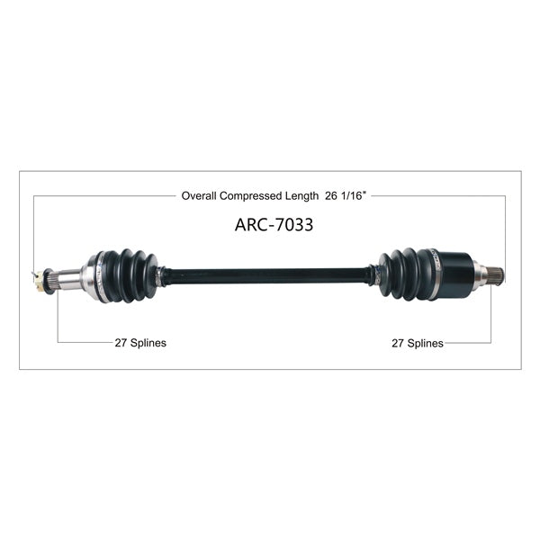 TrakMotive Complete Axle Fits Arctic cat-TrakMotive-Elevate