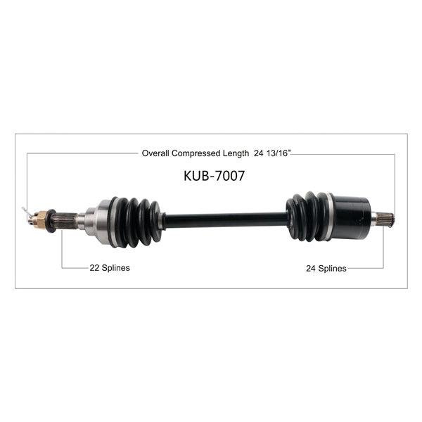 TrakMotive Complete Axle Fits Kubota-TrakMotive-Elevate
