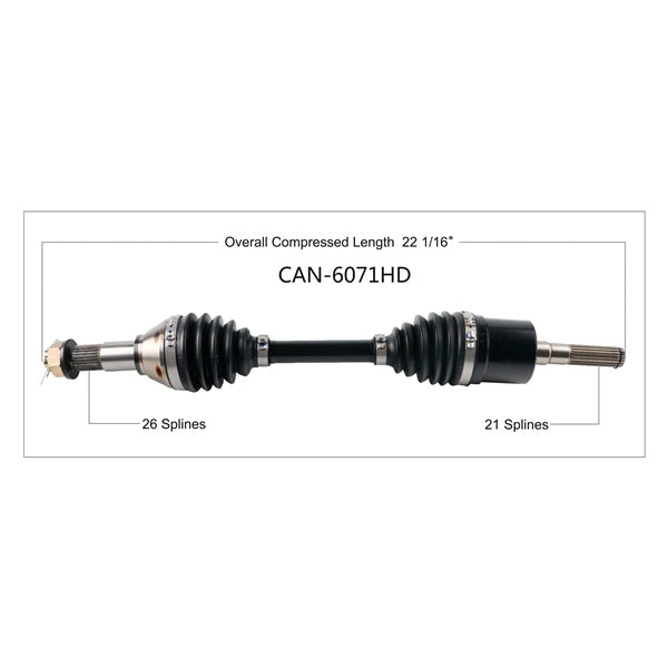 TrakMotive Complete HD Axle Fits Can-am-TrakMotive-Elevate