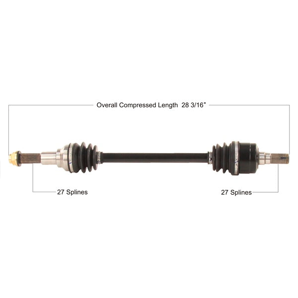 TrakMotive Complete Axle Fits Yamaha-TrakMotive-Elevate