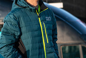FXR Men's Podium Hybrid Quilted Hoodie-FXR Racing-Elevate