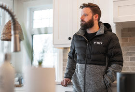 FXR Men's Excursion Lt Hybrid Quilted Hoodie