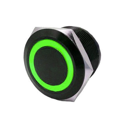 QUAKE LED Flush Mount Switch with LED Ring Push - 222690-222690-QuakeLed-Elevate