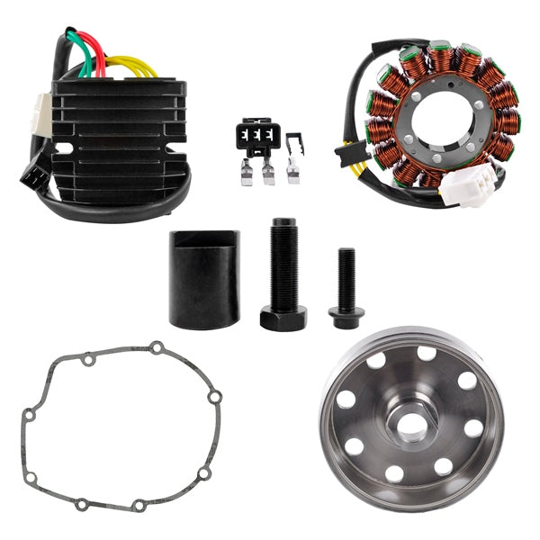 Kimpex HD Stator, Kokusan Flywheel, Mosfet Regulator, Gasket & Puller Recall Kit Fits Aprilia - 225752-225752-KimpexHD-Elevate