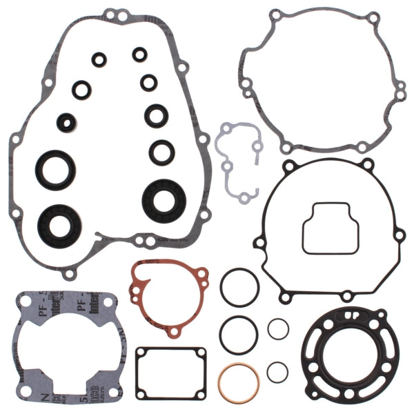 VertexWinderosa Complete Gasket Set with Oil Seals - 811 Fits Kawasaki - 287352-287352-VertexWinderosa-Elevate