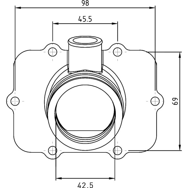 Kimpex Carburetor Adapter Mounting Flange Fits Ski-doo-Kimpex-Elevate
