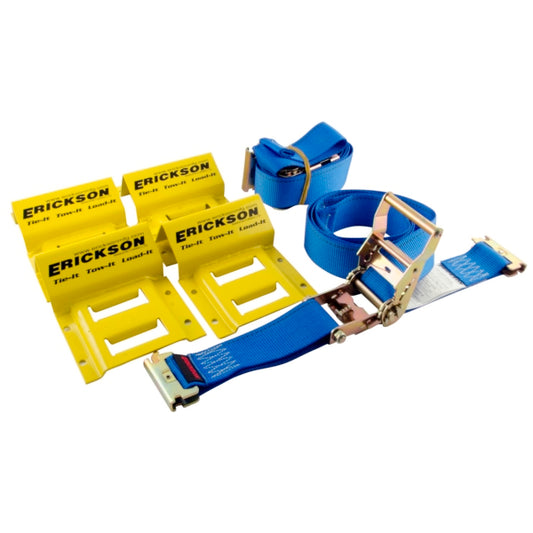 ERICKSON ATV Wheel Chock and Tie-Down Strap Kit-Erickson-Elevate
