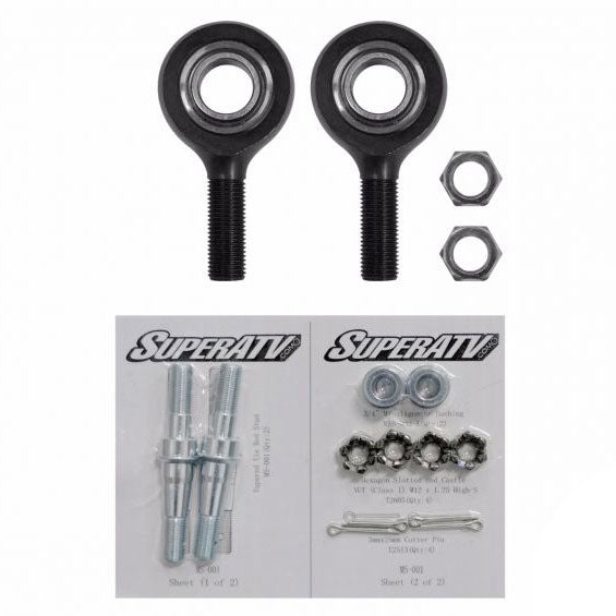 Super ATV Replacement Tie Rod End HD Inner, Outer-313287-SuperATV-Elevate