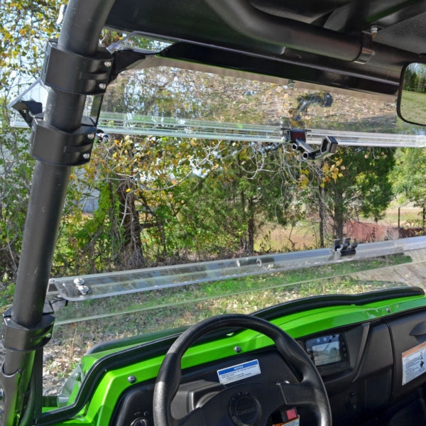 Super ATV Flip up Windshield Fits Kawasaki-314029-SuperATV-Elevate