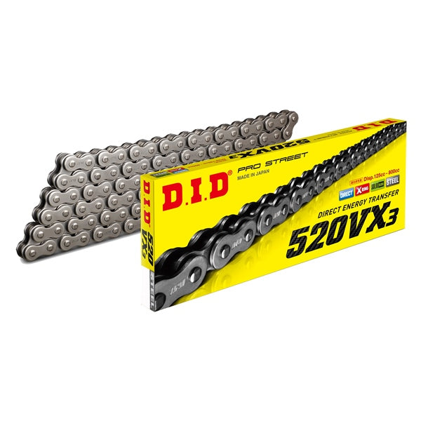 D.I.D Chain - 520VX3 Road & Off-Road X'ring Chain-504040-DID-Elevate