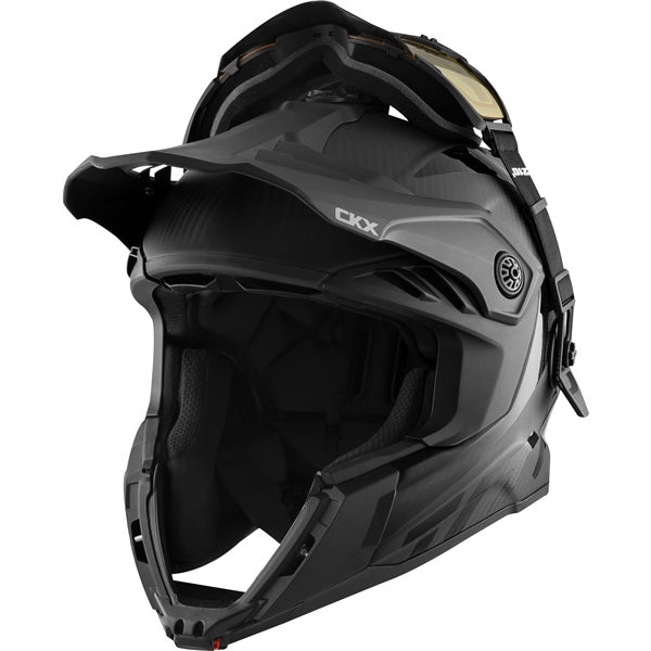 CKX Casque hors-piste Titan Air Flow, hiver solide - Lunettes 210° incluses