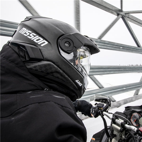 CKX Mission AMS Full Face Helmet - Carbon Solid - Winter-CKX-Elevate
