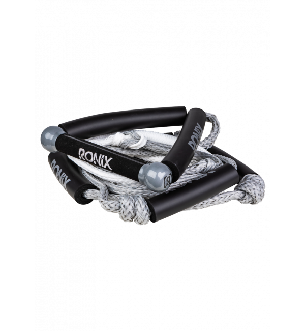 2023 RONIX Bungee Surf Rope avec 10 po Poignée cachée - 25 pi. 5-Sect. Corde