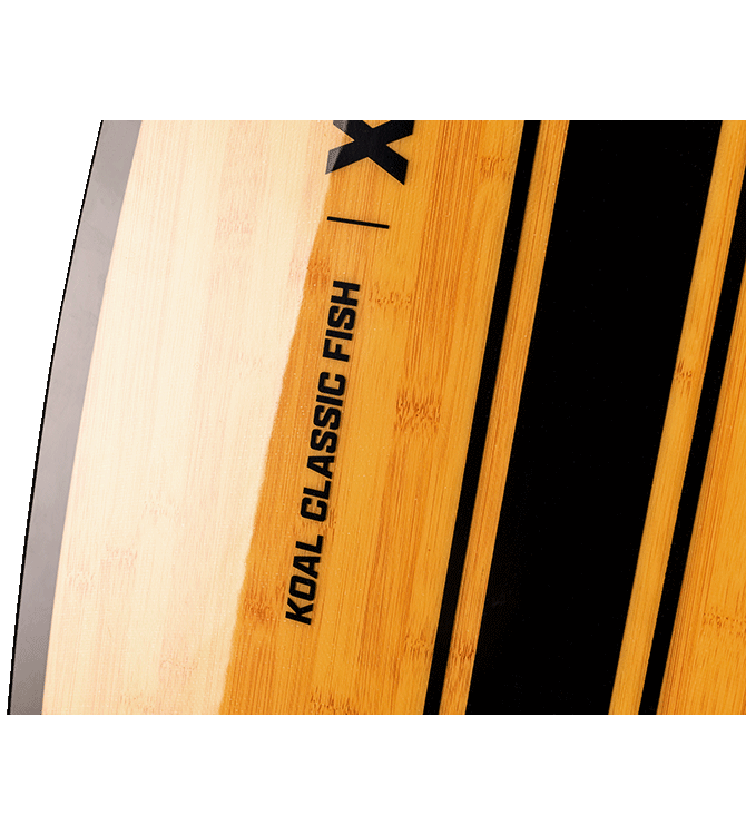 2025 RONIX Koal Classic - Fish Wakesurf - Glossy Black / Bamboo-Ronix-Elevate
