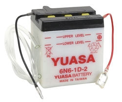 Yuasa Battery Conventional 6N6-1D-2-010125-Yuasa-Elevate
