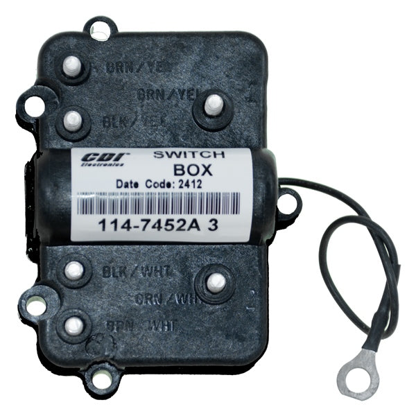 CDI 2 Cylinder Mercury Switch Box: 114-7452A 3-721723-CDI-Elevate