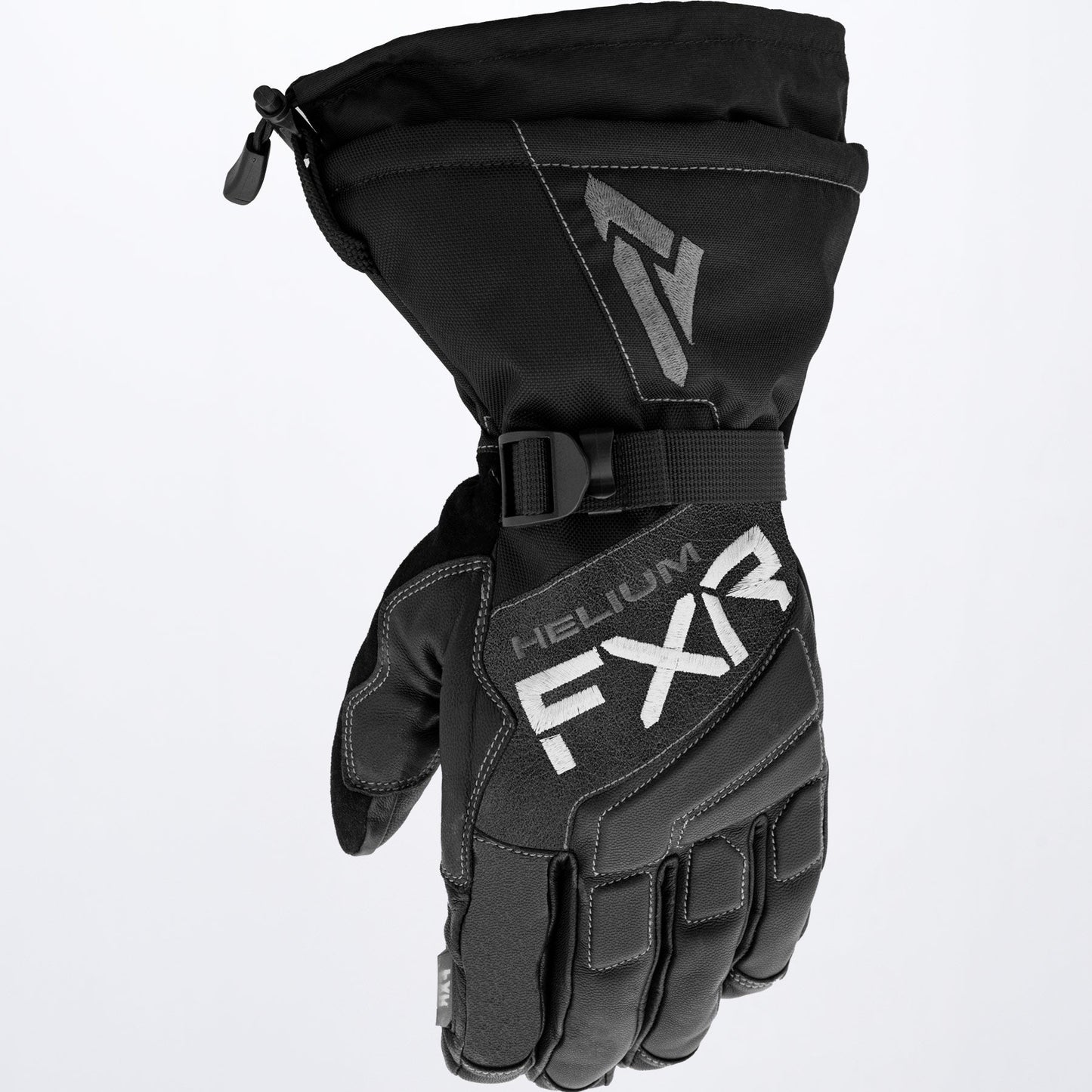 FXR Unisex Hybrid Helium Leather Gauntlet Glove-220814-1000-25-FXR Racing-Elevate