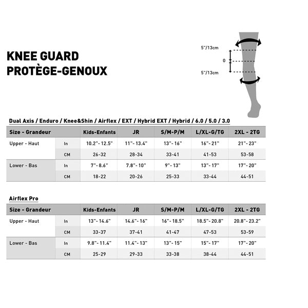 LEATT Knee & Shin Guard 3DF Hybrid Ext Junior Junior