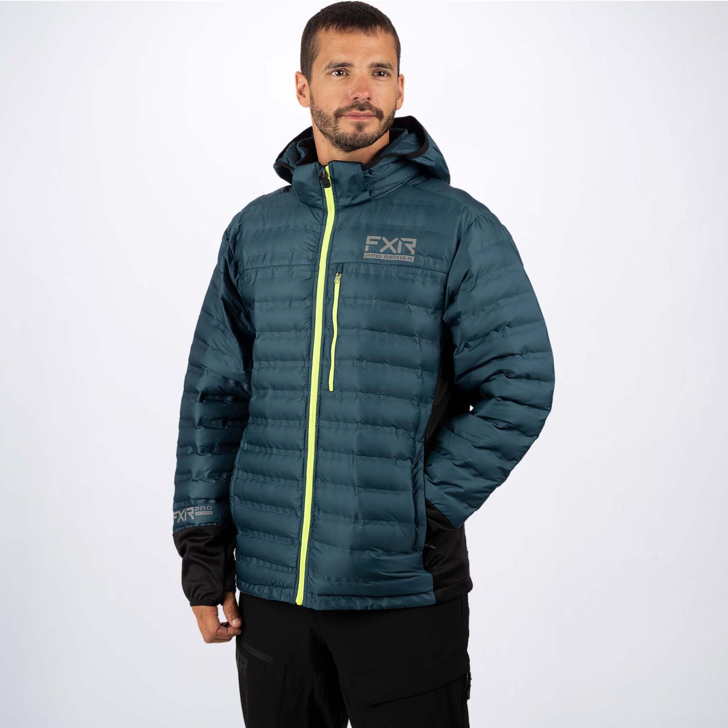 FXR Men's Podium Hybrid Quilted Hoodie-221112-5765-22-FXR Racing-Elevate