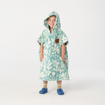 Slowtide Sunny Kids Poncho - Sky Blue