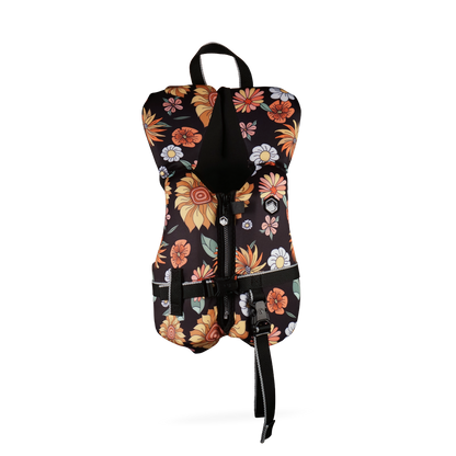 Liquid Force Dream Infant Girl'S Vest Cga Black Flowers 0-30 Lbs