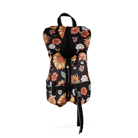 Liquid Force Dream Infant Girl'S Vest Cga Black Flowers 0-30 Lbs