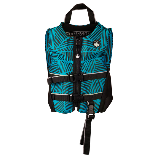 Liquid Force Fury Child Boy'S Vest Cga Blue Black 33-55 Lbs