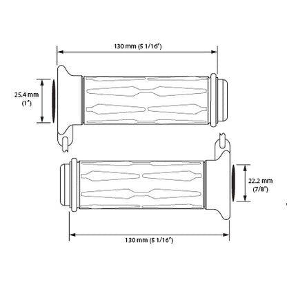heated-grips-1"+1-1/8"-twist-throttle