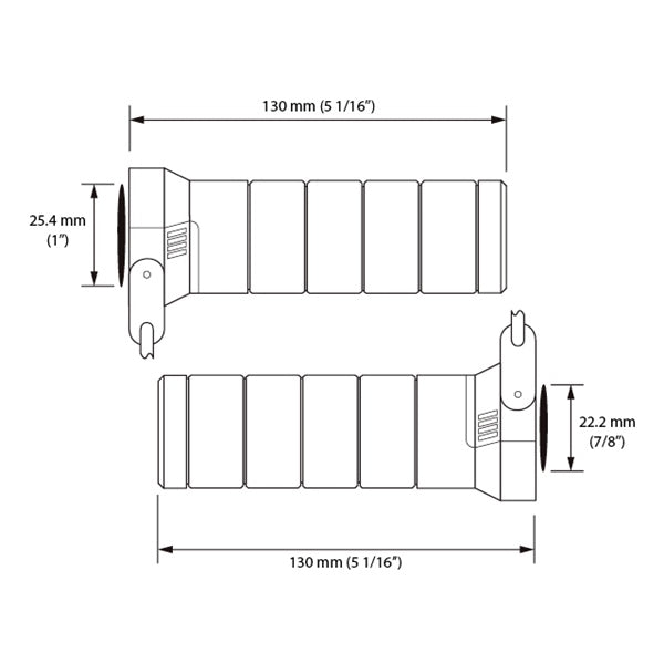 heated-grip-titan-7/8"-1"-bk-koso
