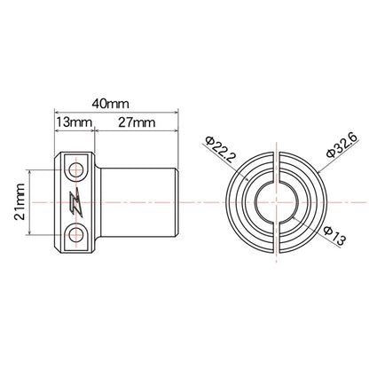 adapter-conversion-13mm/22.2mm