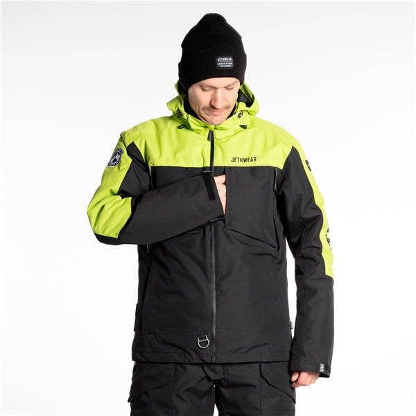 jacket-crisp-men-bk/lime-l