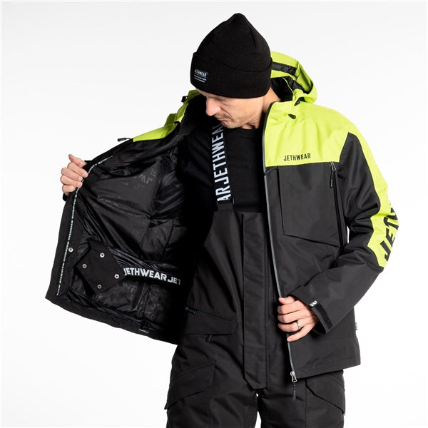 jacket-crisp-men-bk/lime-l