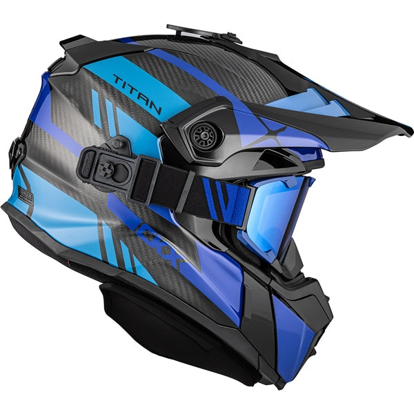 CKX Titan Original Carbon Helmet - Trail and Backcountry Trak - 210° Goggle Included