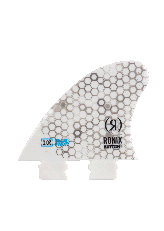 Ronix 4.0 in. Fiberglass Fin S 2.0 Center White