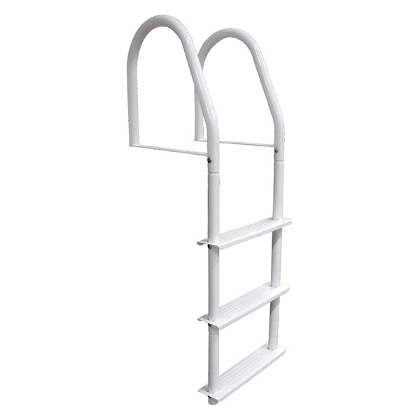 dock-ladder,-3-step,-c/w-hardware,white