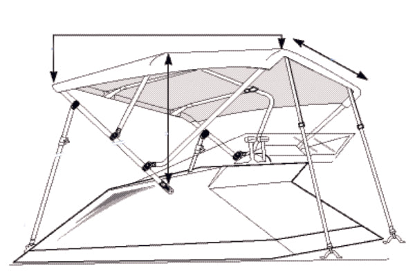 pontoon-frame-only-q-tube-56"x96"x96"