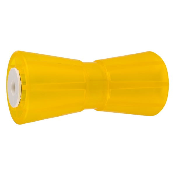 8"-keel-roller,-5/8"-shaft,-pvc,-yellow