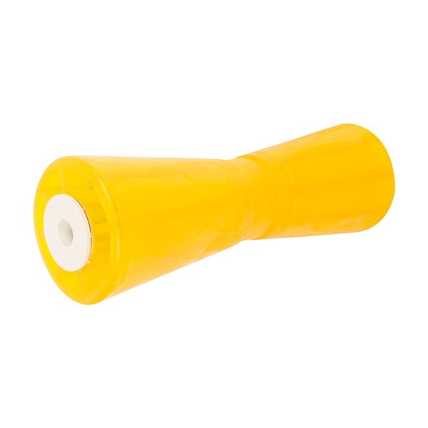 12"-keel-roller,-5/8"-shaft,pvc,-yellow