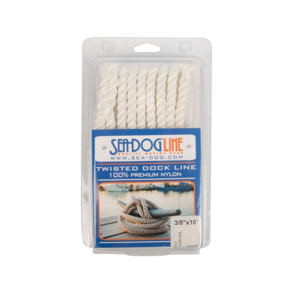 twisted-nylon-dock-line-3/8"-x-10--white