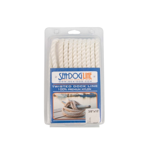 twisted-nylon-dock-line-3/8"-x-15--white