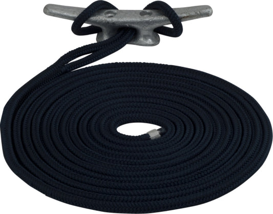 dble-braided-nyl-dock-line-1/2"x15--bk